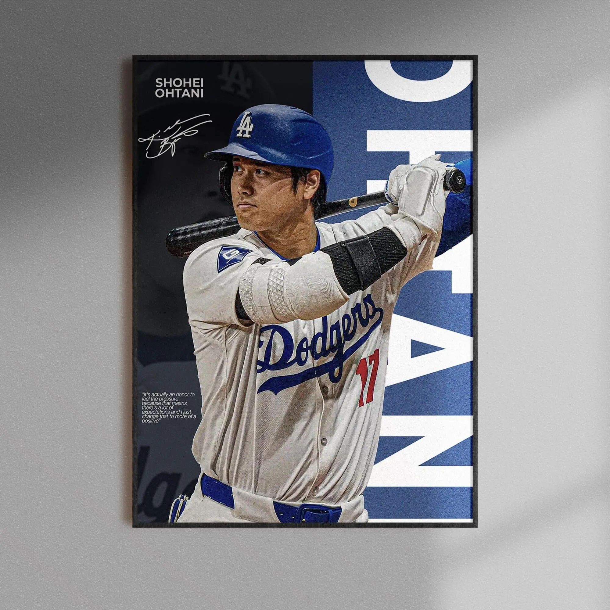 Shohei Ohtani Poster, MLB Wall Print, Los Angeles Wall Print, Baseball Digital Download, MLB Athlete Print, Baseball Room Gift