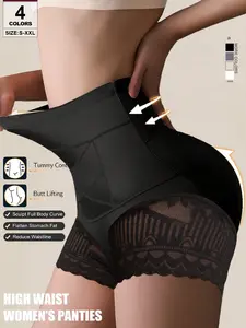 High-Waisted Abdominal Control Panties For Women, Hip Up Postpartum Shapewear