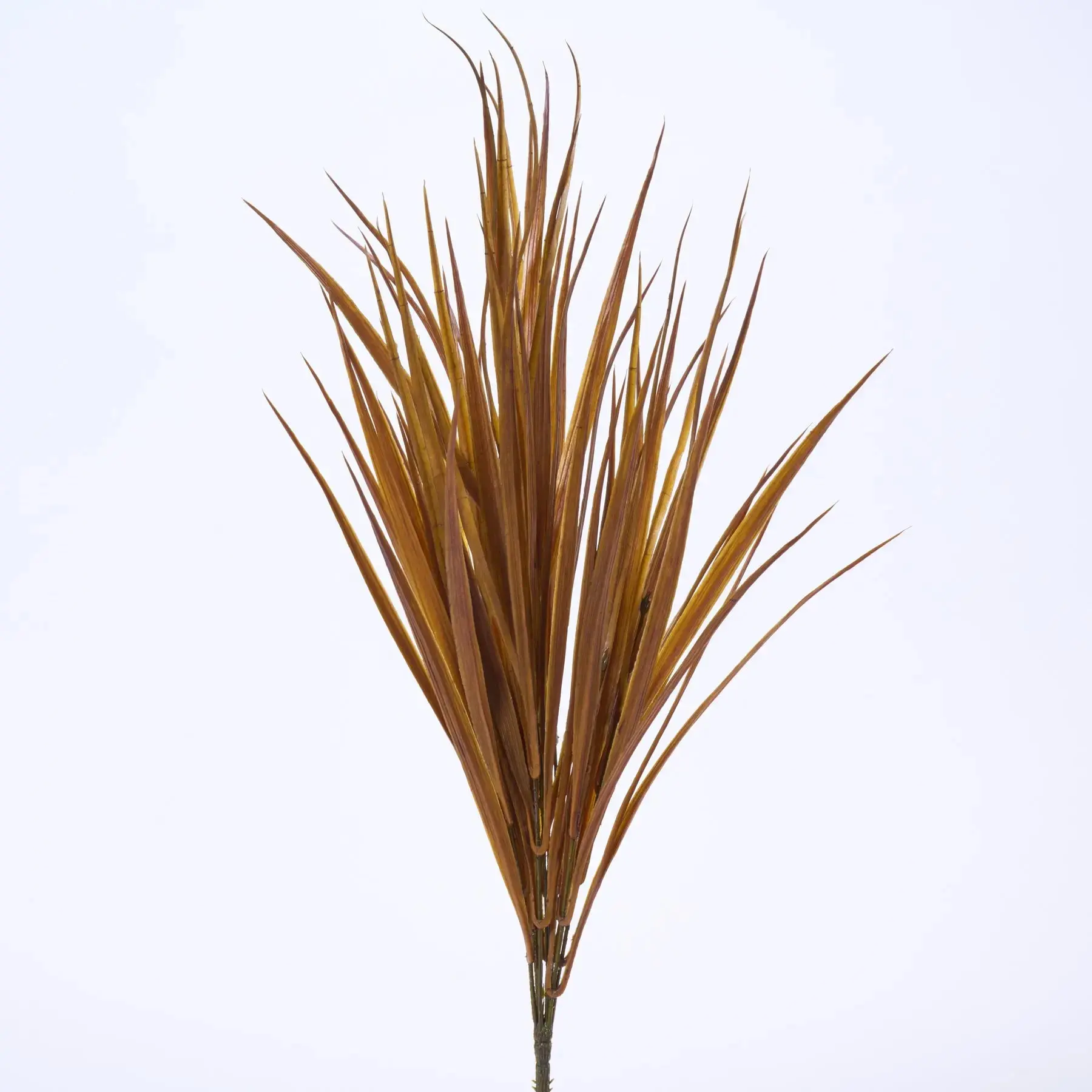 23" Wispy Chocolate Brown Faux Grass Bush Spray - Faux Bush Artificial Plants, Nature Floral Decor for Home Fall Foliage Room Decor Supplies