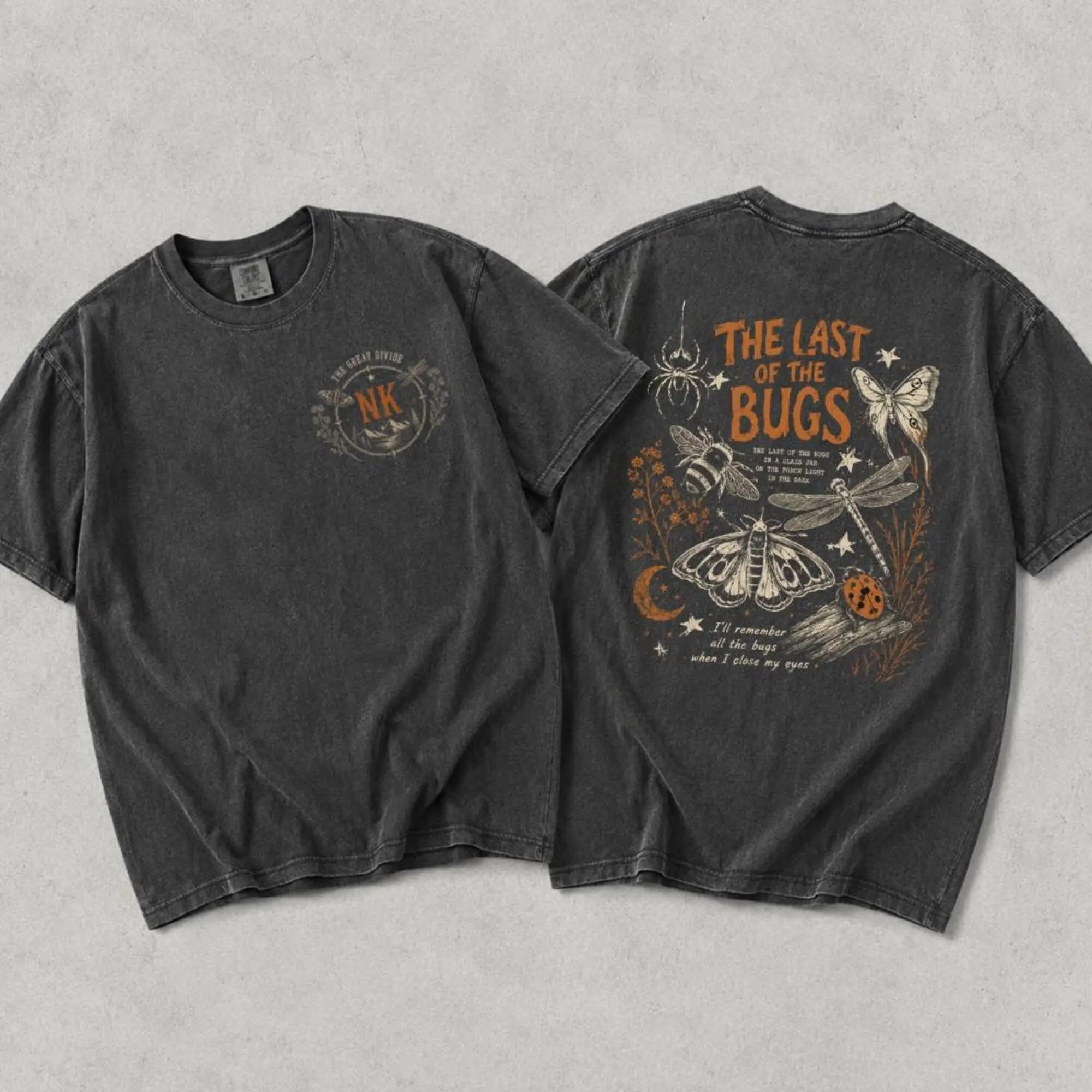 The Divide NK Tour Comfort Color Shirt, I'll Leave Porch Light On Concert Shirt