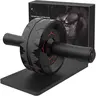 Compact Unisex Ab Roller Wheel - Ab Core Trainer for Abs Training & Core Workouts, Home Gym Abdominal Strength Training Equipment with Knee Pad Accessory
