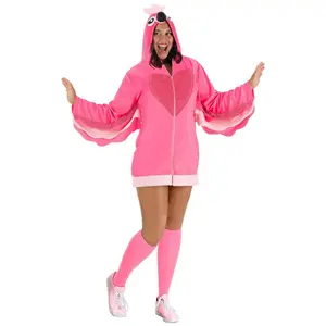 Plus Size Fancy Flamingo Costume for Women
