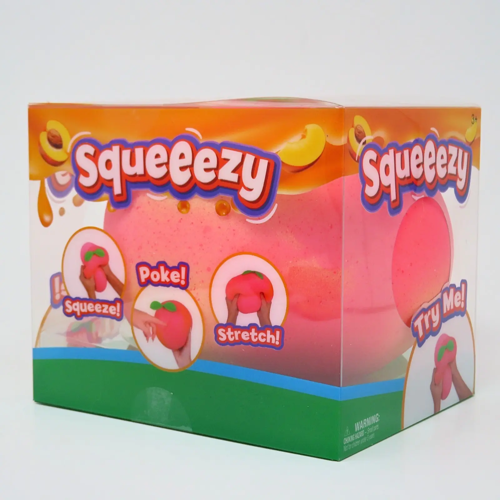 Soft Squeezy Peach, Classic Novelty Slime & Squishy Stress Relief Toy for Kids