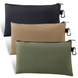 3/6PCS tool kit, advanced tool bag zipper bag, 12 inch tool bag with zipper, multi-purpose storage bag with tool buckle, stationery, pencil case, small tools, Tool Bag Organizer, Tool Pouch