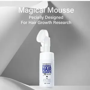 SerumXcel Hair Revival Mousse/DHT Care Botanical Ingredients / Rich Mousse Foam / No Parabens / No Sulfates / Non-Oily Formula / Enriched with Watercress Extract / Rehmannia Root Extract hair growth liquid film