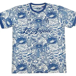 LOS ANGELES CITY "Blue Team" Jersey - Legendary Style for L.A. Events - Represent L.A. History and Culture - Perfect for Sporting Events