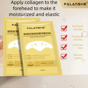 Collagen Anti-Wrinkle & Fine Line Smoothing Essence Forehead Patch, Smooth Fine Lines Firm Lifting Improve Dry Skin, Overnight Anti Aging Skin Care for Women Men All Skin Types