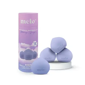 MELO️ The Original Marshmallow Makeup Sponge- PRO Pack of 4 (Sapphire Blue)