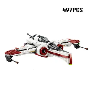 Arc-170 Starfighter Spaceship Building Toy, Model Kit, Building Blocks Model, Building Block Sets, Unisex Construction Block Set for Kids, Ideal Birthday Present for Children Aged 6+, Durable & Fun