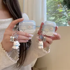 AirPods 4/Pro2/Pro3 | Twisted Edge Snow West Highland | Dog Pendant | Earphone Protective Cover | Suitable for AirPods 1 2 3 4 Pro Pro2 Pro3 | Earbuds Gift