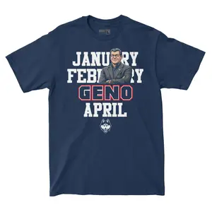 Geno Auriemma UConn Huskies T-Shirt, Vintage Graphic Tee Unisex Streetwear Style, Gift for Basketball Fans, UConn Lovers, College Sports Fans