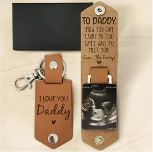 Family - Daddy Can'T Wait To Meet You From The Bump - Acrylic Charm