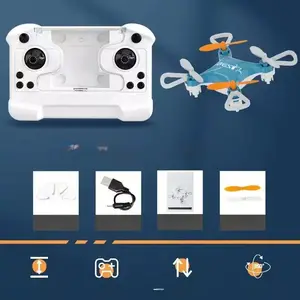 Compact New Mini Electric Hover Toy for 6-8 Years Kids, Beginner-Operated, Portable, with Altitude Hold, 1-Key Takeoff/Landing, Propeller Guards, Full Propeller Guards, Durable Materials, Fun Gift