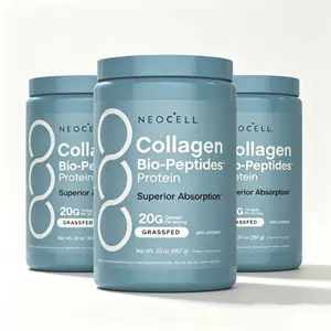 2 pack  NeoCell Collagen Bio-Peptides Powder - 20oz - Superior Absorption - Grassfed Protein Supplement - Advanced with 18 Essential Amino Acids