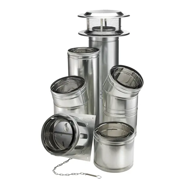 M&G Dura-Vent 14DCA-36 Double Wall Chimney Pipe, 14 x 36 in, Fire-Safe Design for High Temperatures, Lightweight Large Home Appliance Part