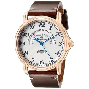 212 MAIN Charles-Hubert Paris Men's Casual Round Dial Quartz Watch - Stainless Steel Analog, Mineral Glass, Waterproof, Date Tracking, Ideal for Daily Wear, Quartz Watches, Round Dial Watch