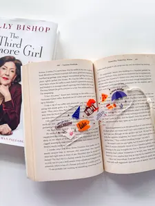 S.H. Town Essentials Acrylic Bookmark - Simple Design, Ideal for Reading, Lightweight and Durable, Perfect for Everyday Use