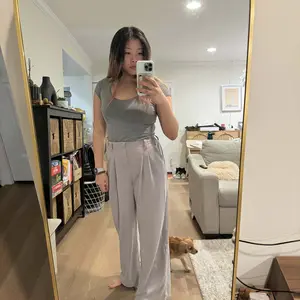 【Creator’s Pick】Halara Flex High Waisted Pocket Wide Leg Waffle Work Pants