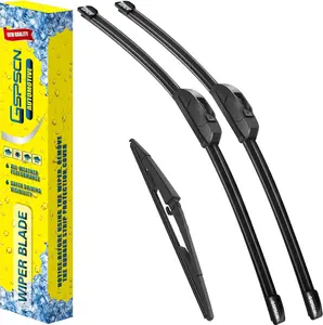 3 Wipers Replacement for Jeep Grand Cherokee 2010 2009 2008 2007 2006 2005 Original Equipment Windshield Wiper Blades 21"+21"+14" (set of 3) J hook