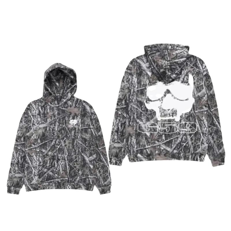 Vintage Unisex G59 Skull Camo Graphic 3D Hoodie for Men and Women, Outdoor Streetwear 3D Hoodie, Graphic Hoodie, Cool Unisex Fashion Top