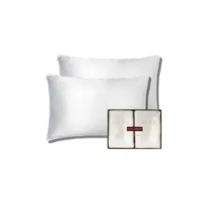 SILKE London Queen Silk Pillowcase Duo in White
