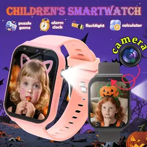 Kids' gaming watch, Digital watches, children's smart watch, supports flashlight, alarm clock, and calculator functions, features 18 educational games and a calendar, suitable for children over 6 years old, a gift for boys or girls