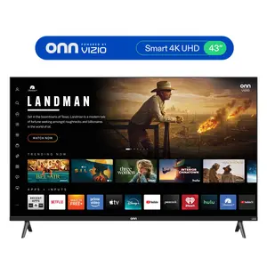 onn 43" Class 4K UHD Smart Television - Model 43S4V1, Smart OS, Desired Apps Access, WatchFree+ Free Live TV & On Demand Content, Mobile App Control