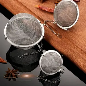 Stainless Steel Tea Ball Infuser Tea Infuser Ball Set For Loose Leaf Tea Spices Durable Seasoning Strainers For Herbal For Loose