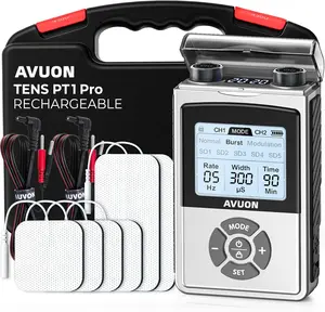Rechargeable  TENS Unit with Accessories Massage for Back Pain Relief, Sciatica, Neck, Nerve, Shoulder, Hip, Elbow,Muscle Pain Relief