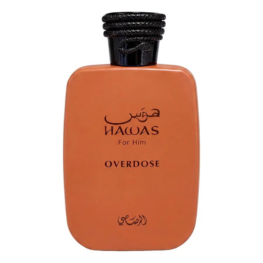 Rasasi Men's Hawas Overdose EDP Spray 3.4 oz Fragrances 614514575291 Rasasi Men's Hawas Overdose EDP Spray 3.4 oz Fragrances 614514575291