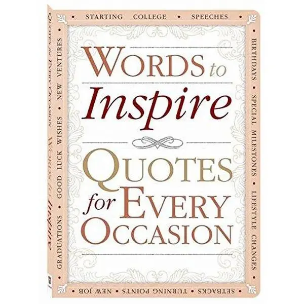 USED Book - Words to Inspire: Quotes for Every Occasion by Hinkler (Paperback) - english
