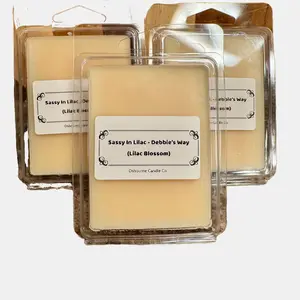 Sassy In Lilac - Debbie's Way Wax Melts Lilac Blossom Scented for Home Fragrance Easy to Use Wax Melts for Convenient Aroma Enhancement