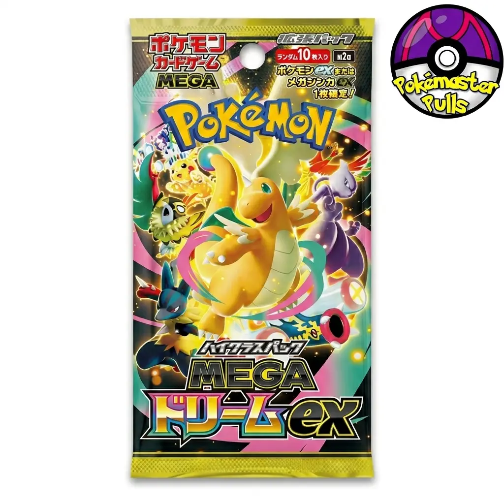 Pokemon Mega Dream ex Booster Pack (Japanese) | Live Rip or Sealed