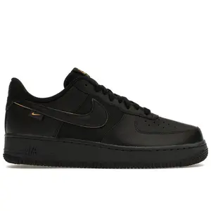 Nike Men's Air Force 1 Low '07 Ballistic Mesh Black University Gold Basketball Shoes, from StockX