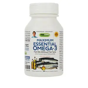 Andrew Lessman Maximum Essential Omega-3 Orange - 60 Capsules