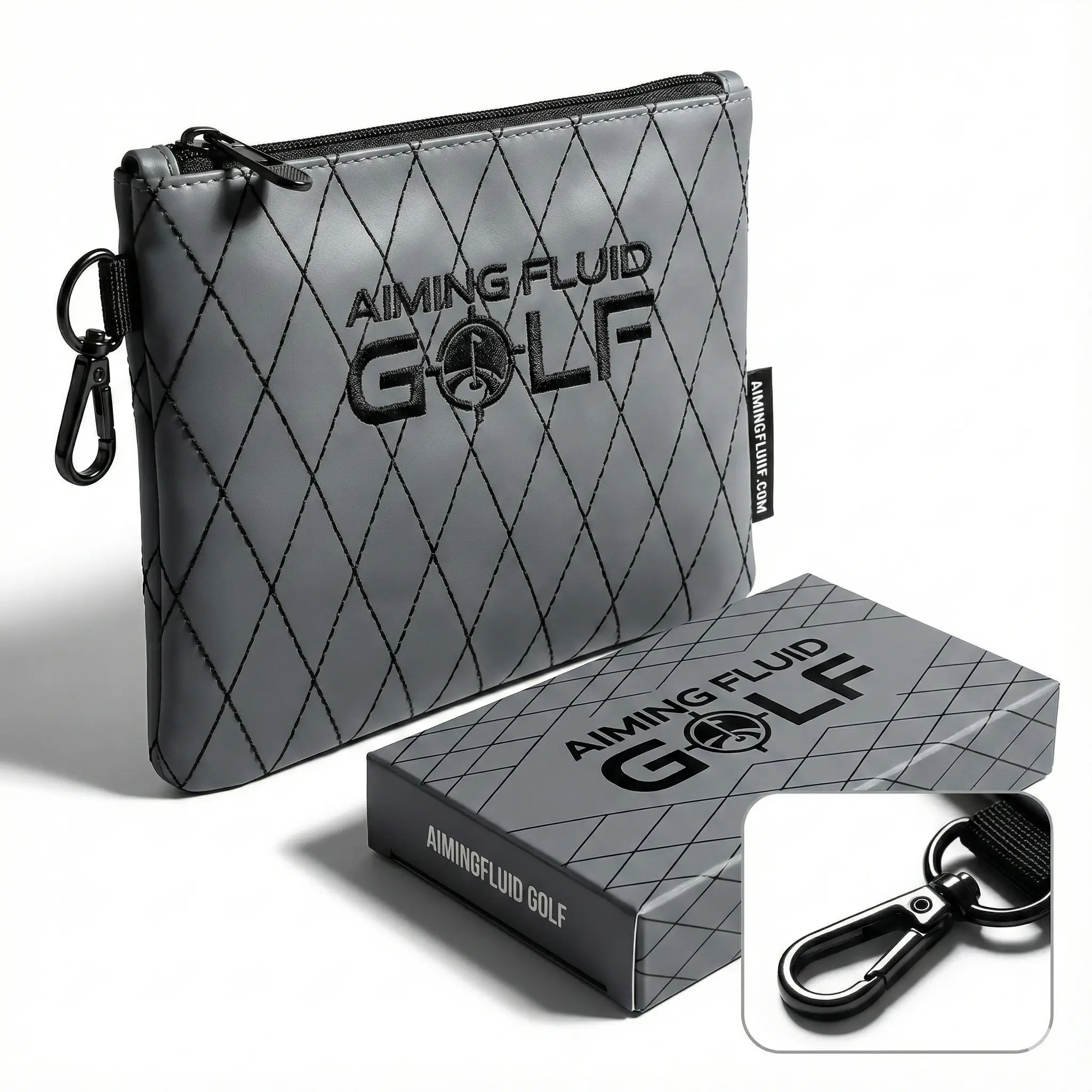 Premium Leather Golf Utility Pouch, Essential Golf Accessories for