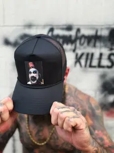 CAPTAIN SPAULDING CURVED BILL BLACK HAT
