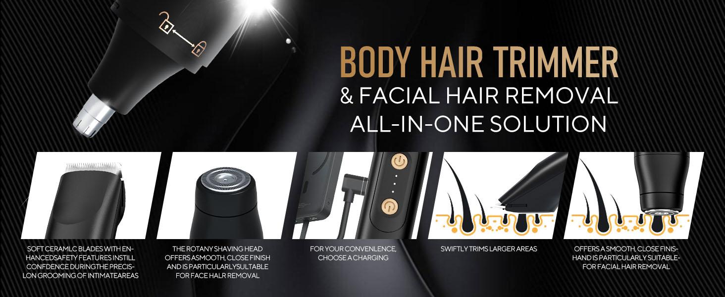 Akunbem Electric Groin Hair Trimmer for Men,Nose Hair Trimmer, Dual Heads Waterproof Ball Pubic Shaver for Male and Female,Replaceable Ceramic Blade Heads, Wet/Dry Body Razor,Husband Gift for Birthday and Halloween & Christmas Comfort Akunbem Electric Groin Hair Trimmer for Men,Nose Hair Trimmer, Dual Heads Waterproof Ball Pubic Shaver for Male and Female,Replaceable Ceramic Blade Heads, Wet/Dry Body Razor,Husband Gift for Birthday and Halloween & Christmas Comfort