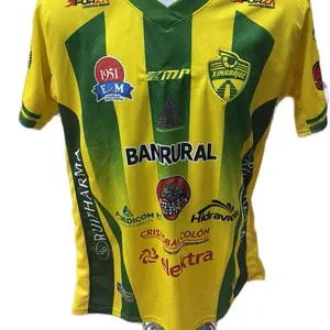 1 Camisa De Xinabajul Amarilla con Verde