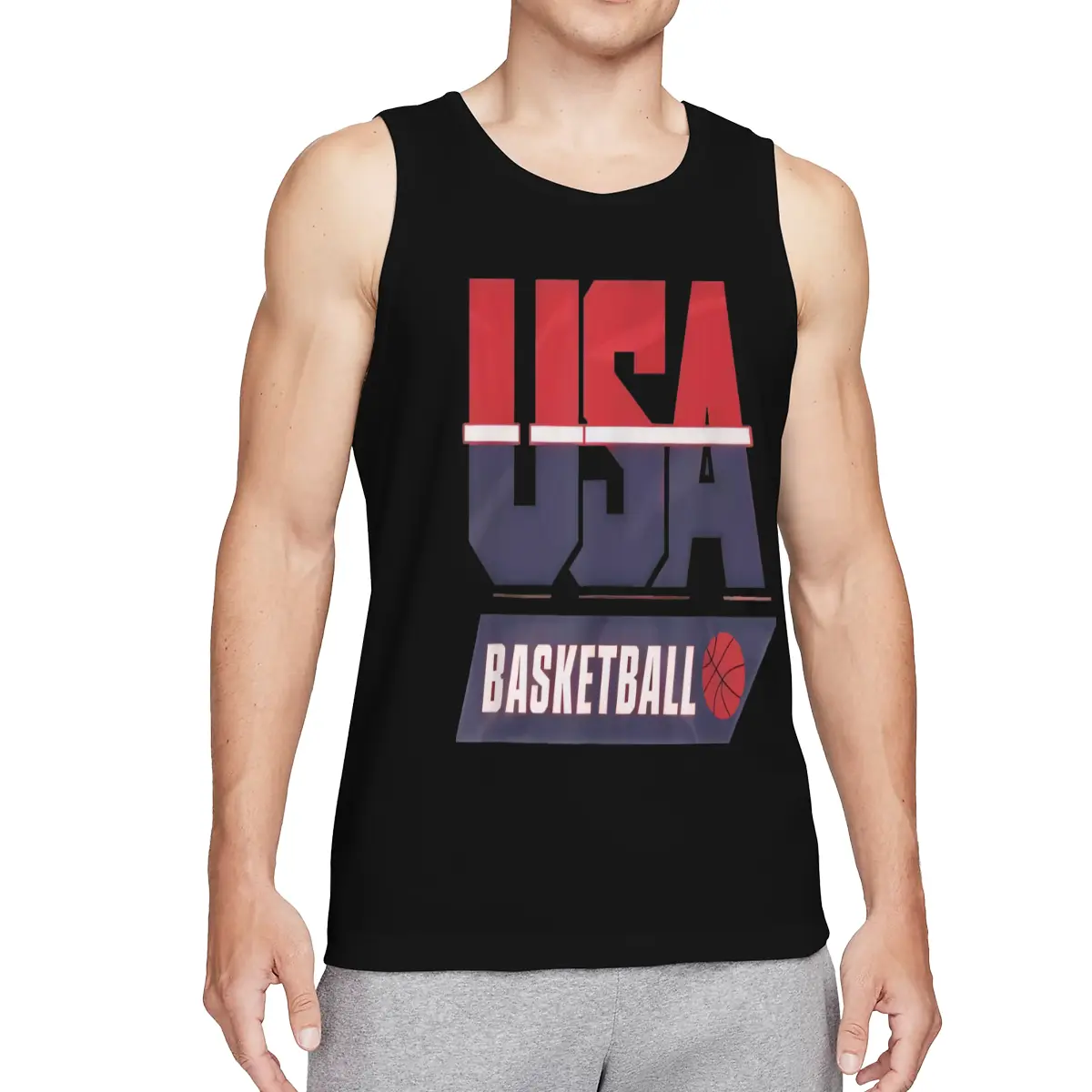 USA Basketball Tribute T - Shirt for Die - Hard Fans