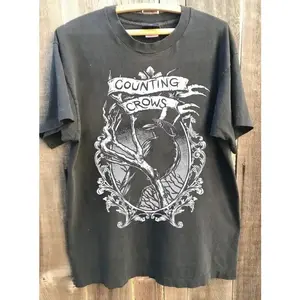 [Sale Up To 50%] Counting Crows Rock Band Short Sleeve Charcoal Classic Style Unisex Tshirt