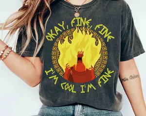 Hercules Villains Hades Meme Okay Fine I'm Cool Retro Shirt Best Price