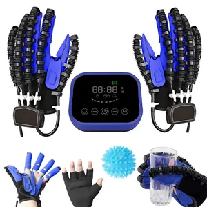 Electric Hand Rehabilitation Robot Gloves, Finger Exercise for Stroke Hemiplegia Patients, Finger Training Hand Splint, for Longterm Relief, Hand Strengthening