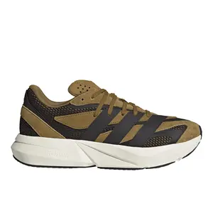 adidas Mens Lightblaze Lace Up Sneakers Shoes Casual - Black, Brown