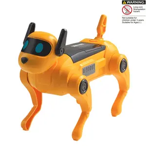 Remote Control Electric Assembled Mechanical Dog Ai Smart Educational Toy, Sing Dance Story Tell, Kids Companion Indoor Desktop Gift