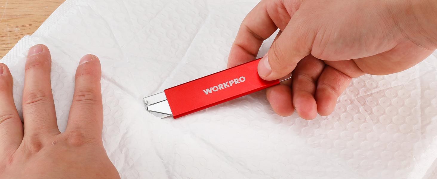 #SpringGlowUp WORKPRO 12-Pack Box Cutter Retractable - Utility Knife ...