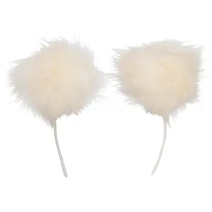 Pom Poms Accented Headband