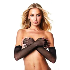 Fingerless Fishnet Opera Glove