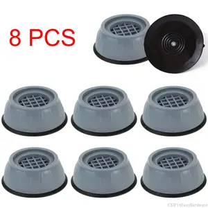 Anti Vibration Pads Washing Machine Support 8 Pcs Shock and Noise Reduction Anti Vibration Rubber Feet Mat.C33FixEasyHardware