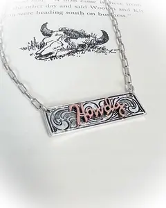 Howdy Bar Necklace